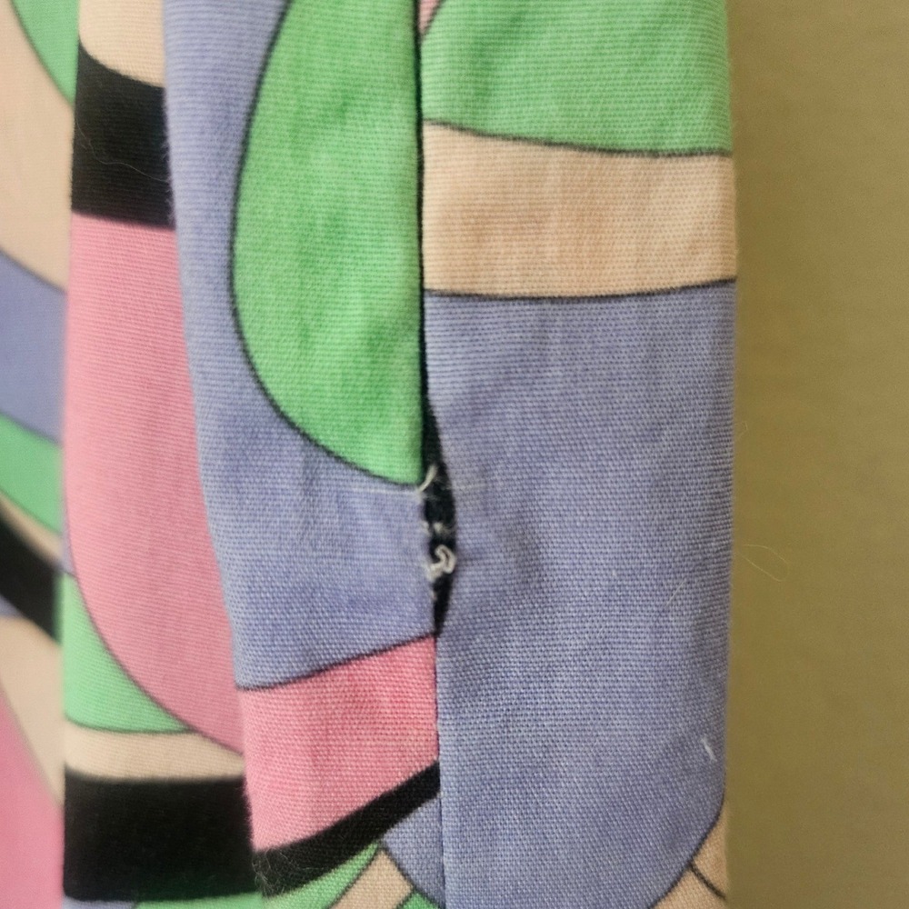 Tibi‎ Psychedelic Swirl Print Pencil Skirt Pastel Hippie Retro Art Pop Size 8 - Picture 10 of 10
